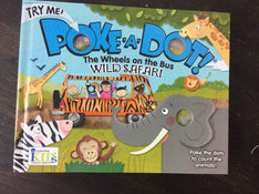 used Melissa & Doug Poke-a-Dot: The Wheels On The Bus Wild Safari