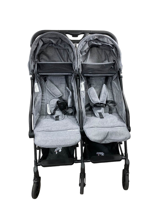 secondhand Mompush Lithe Double Stroller, 2022, Grey