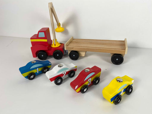 secondhand Melissa & Doug Magnetic Car Loader