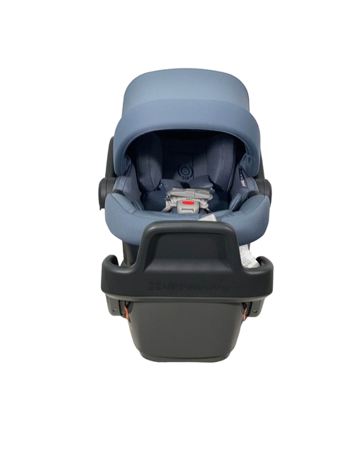 used UPPAbaby MESA MAX Infant Car Seat and Base, 2022, Gregory Blue Melange