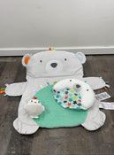 secondhand Bright Starts Tummy Time Prop & Play Mat, Polar Bear