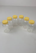 used Medela Breast Milk Collection and Storage Bottles with Solid Lids - 6pk/5oz