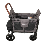 secondhand Wonderfold W2 Luxe Multifunctional Double Stroller Wagon, 2023, Charcoal Gray