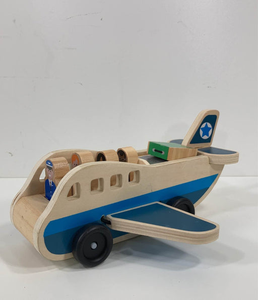 used Melissa & Doug Melissa & Doug Wooden Airplane Play Set