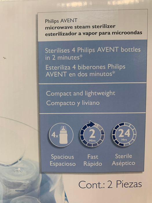 secondhand Philips Avent Microwave Steam Sterilizer