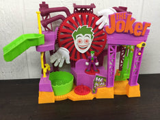 secondhand Fisher Price Imaginext The Joker Laff Factory Playset