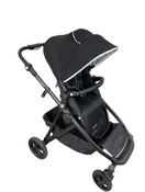 used Mockingbird Single to Double Stroller, 2022, Matte Black with Matte Black Leather, Windowpane, Black