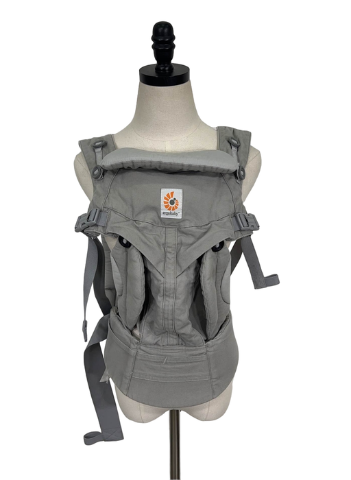 used Ergobaby Omni 360 Cotton Baby Carrier, Pearl Grey