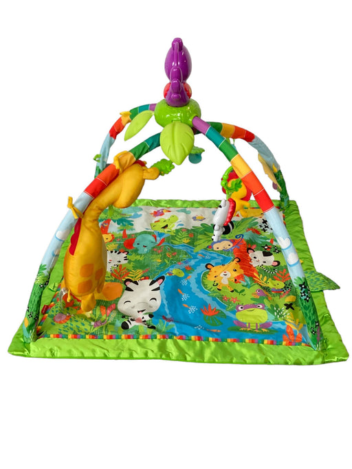 secondhand Fisher Price Rainforest Melodies and Lights Deluxe Gym