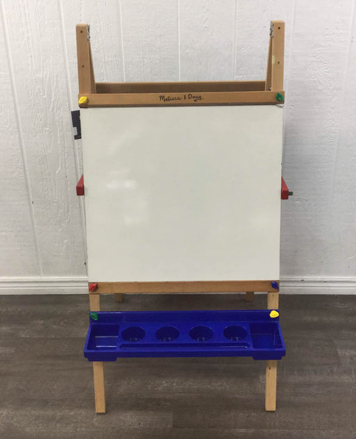 used Melissa & Doug Deluxe Standing Wooden Art Easel