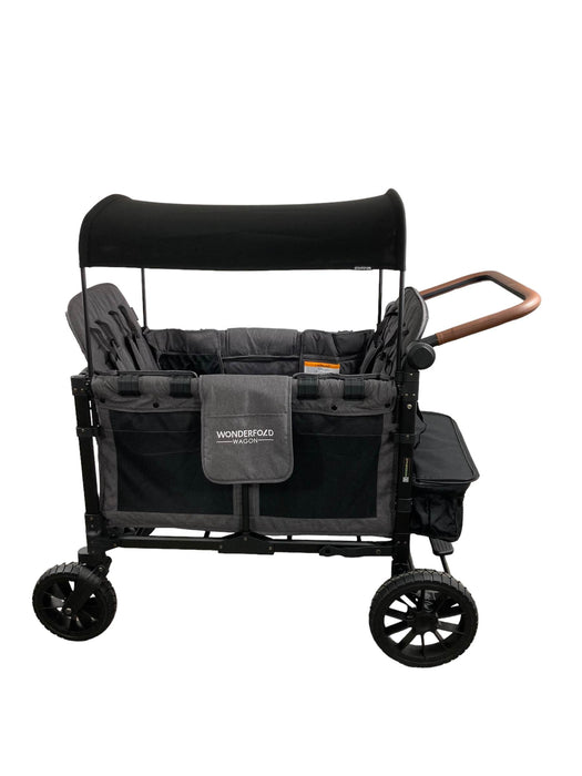 Wonderfold W4 Luxe Quad Stroller Wagon, 2022 - HIDDEN CANOPY? REQ 10/24