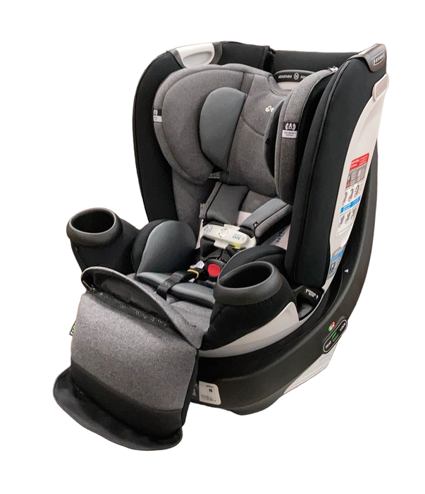 used Evenflo Revolve 360 Extend Rotational Convertible Car Seat, 2022, Moonstone