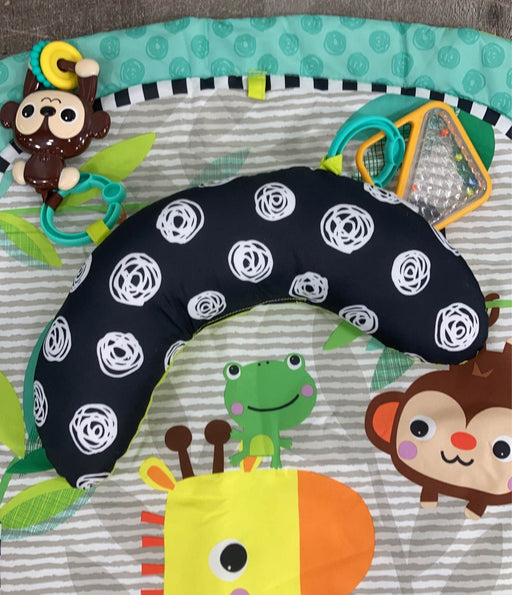 secondhand Bright Starts Prop Mat, Giggle Safari