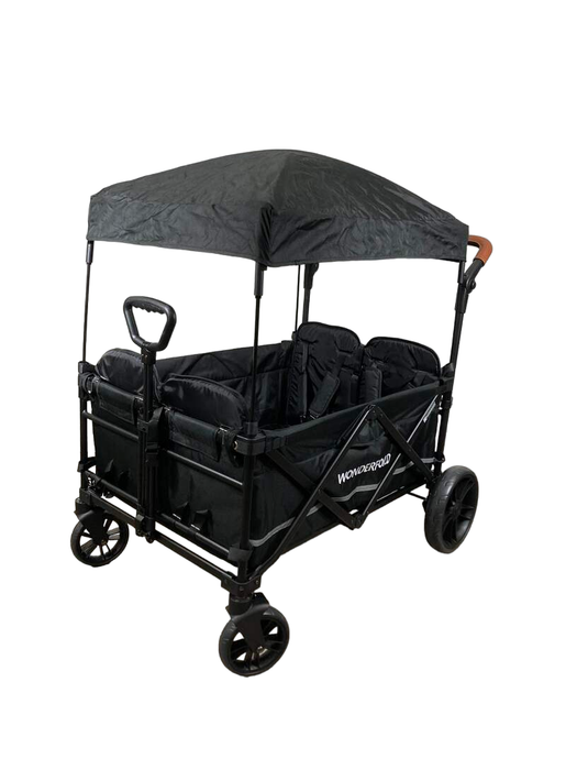 secondhand Wonderfold X4 Push & Pull Quad Stroller, Black, 2023