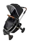 secondhand Mockingbird Single Stroller, 2023, Black, Windowpane, Silver With Penny Leather