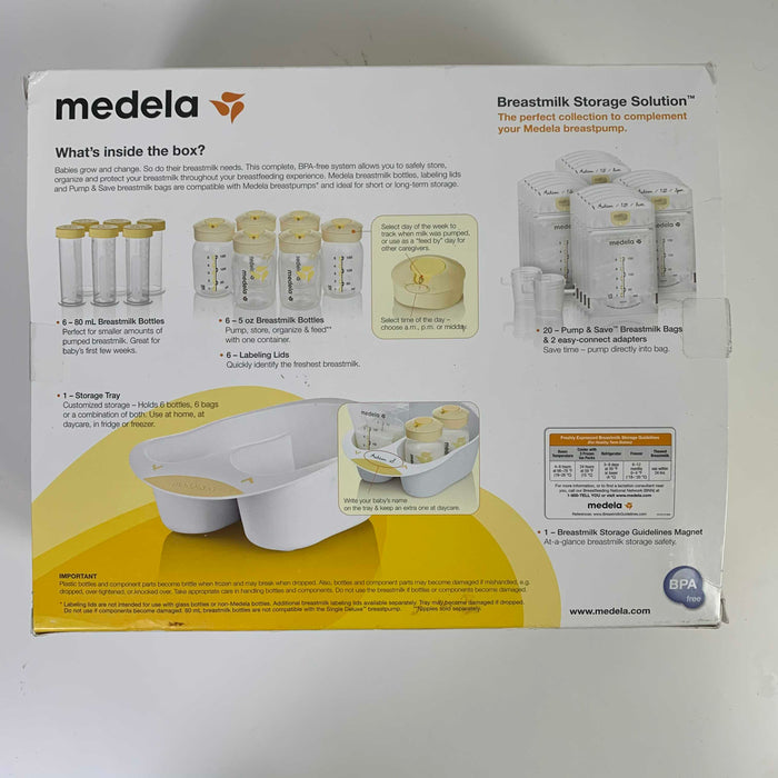 secondhand Medela Breast milk Storage Solution