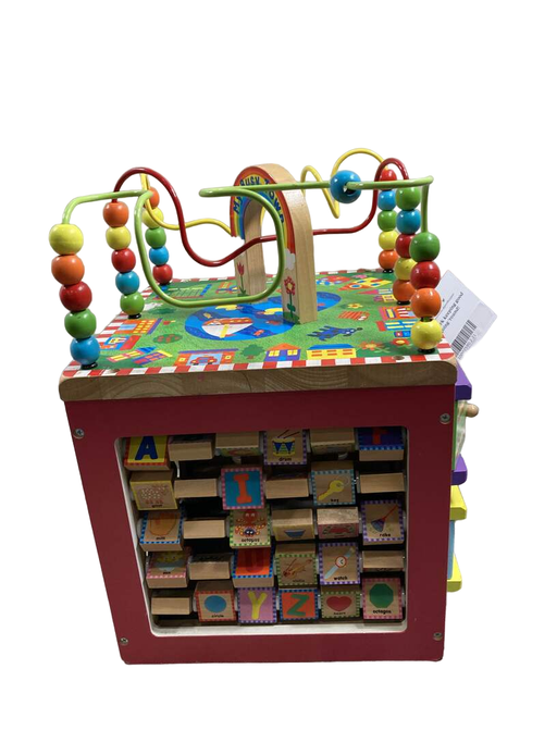 secondhand ALEX Toys Discover My Busy Town Wooden Activity Cube