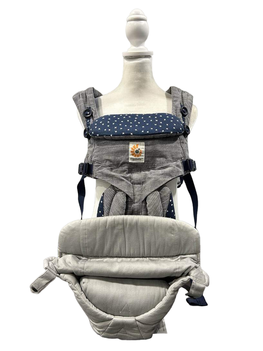 used Ergobaby Omni 360 Cotton Baby Carrier, Jacks, With Easy Snug Insert