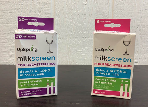 used Upspring Milkscreen Disposable Breastmilk Home Test Strips