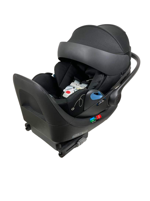 used Cybex Cloud G Lux with SensorSafe, Moon Black, 2022