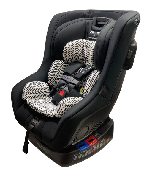 used Nuna RAVA Convertible Car Seat, 2021, Broken Arrow Caviar