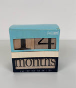 used Pretty In Polka Dots Wooden Milestone Blocks