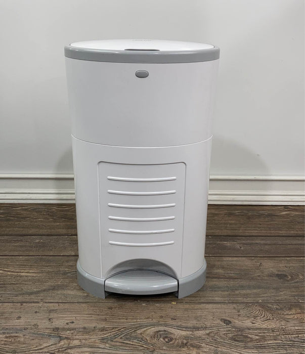 used Diaper Dekor Classic Diaper Pail, White