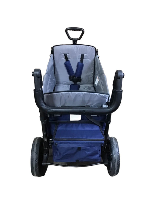 used Wonderfold X2 Push + Pull Double Stroller Wagon, Navy, 2021