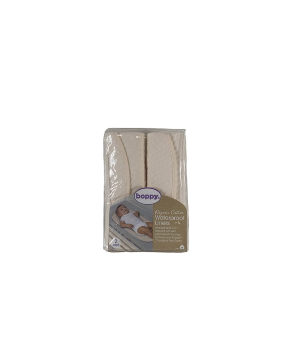 used Boppy Organic Cotton Top Changing Pad Liners 2-Pack