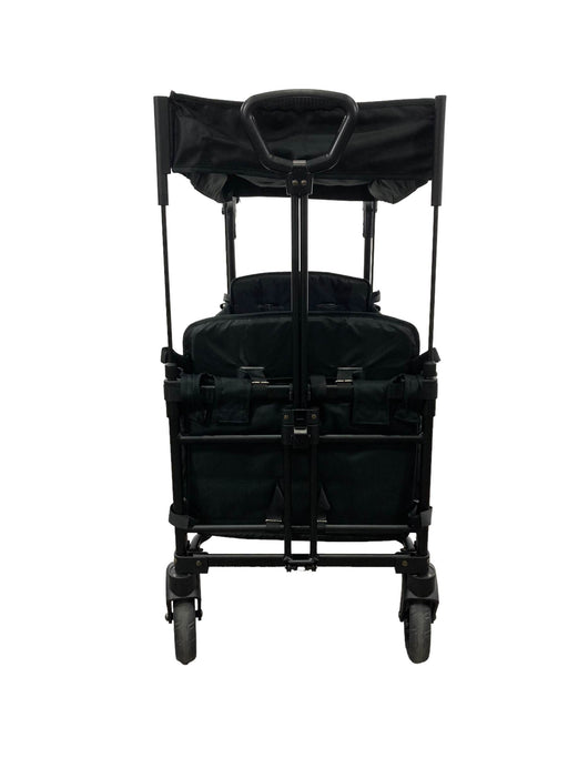 secondhand Wonderfold X2 Push + Pull Double Stroller Wagon, 2021, Black