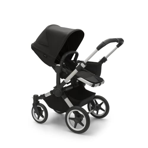 used Bugaboo Donkey 5 Stroller Mono, 2022, Midnight Black, Aluminum 