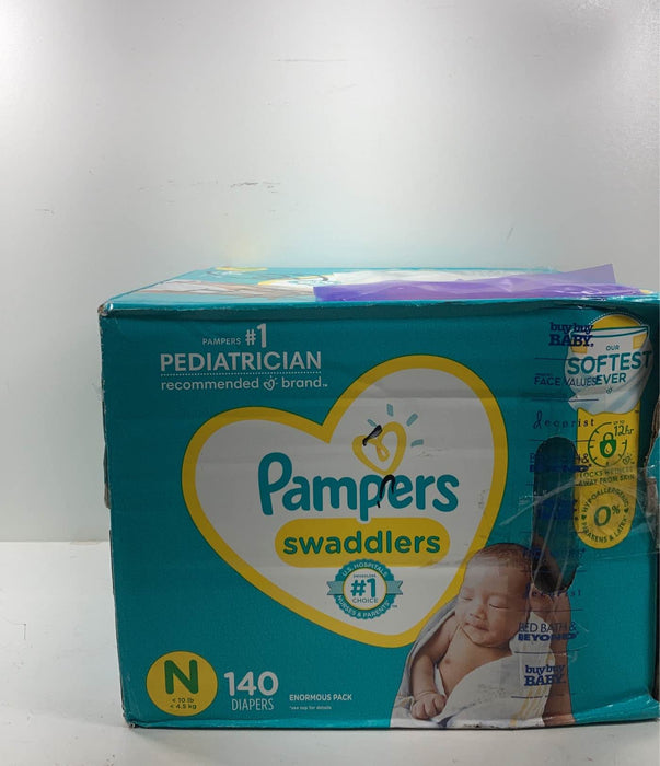 used Pampers Swaddlers Diapers, Newborn