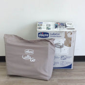 used Chicco Lullago Travel Crib, Sand