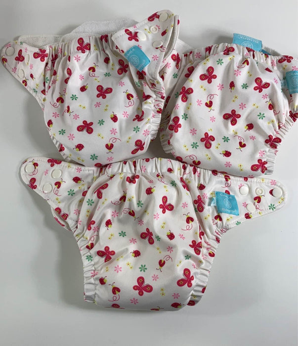 secondhand Charlie Banana Cloth Diapers And Inserts, One Size