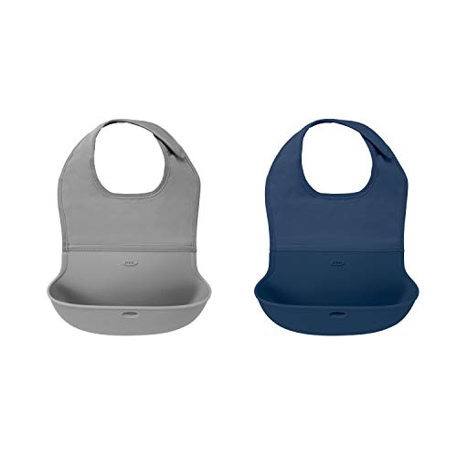 used OXO Tot Roll Up Bibs, 2 Pack