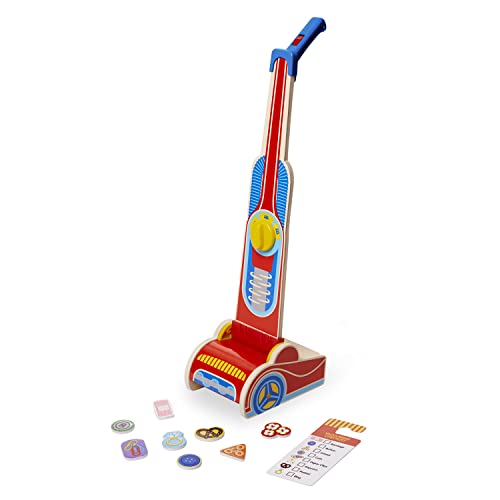 used Melissa & Doug Wooden Vacuum Cleaner Play Set