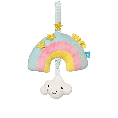 used Manhattan Toy Musical Pull Toy, Cherry Blossom Rainbow