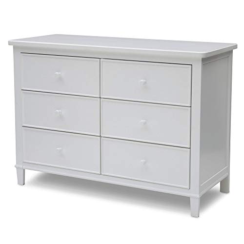 used Delta Children Haven 6 Drawer Dresser, White