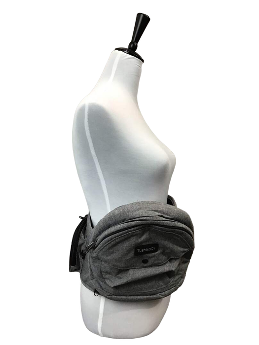 secondhand TushBaby Hip Baby Carrier, Charcoal