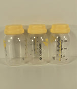 secondhand Medela Breast Milk Collection and Storage Bottles with Solid Lids - 6pk/5oz