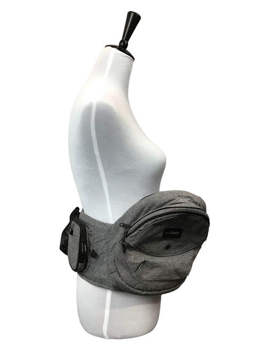 secondhand TushBaby Hip Baby Carrier, Charcoal