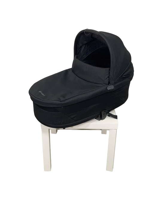 used Cybex Cot S Lux, 2023, Moon Black