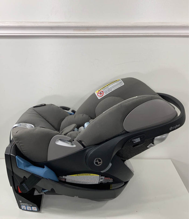 used Cybex Cloud Q Infant Car Seat, Manhattan Grey