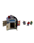 used Melissa & Doug Take-Along Wooden Doorbell Dollhouse