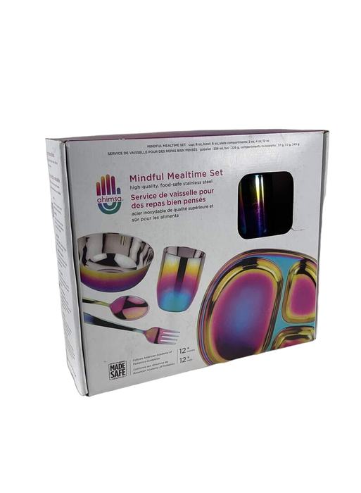 secondhand Ahimsa Mindful Mealtime Set, Rainbow