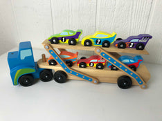 secondhand Melissa & Doug Mega Race-Car Carrier