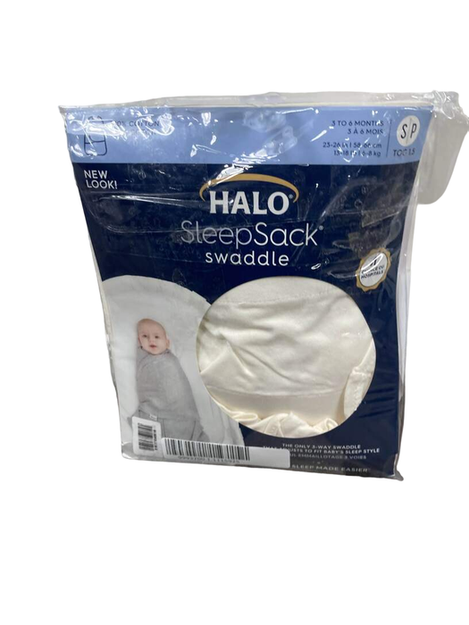 used Halo SleepSack Swaddle, S, Cream