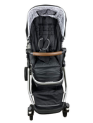 secondhand Mockingbird Single to Double Stroller, 2022, Silver with Penny Leather, Windowpane, Black