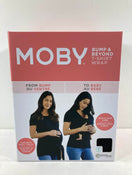 used Moby Bump & Beyond T-Shirt Wrap Baby Carrier, Small, Size 1 - HIDDEN NEEDS PHOTOS