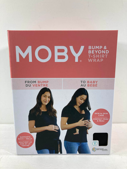 used Moby Bump & Beyond T-Shirt Wrap Baby Carrier, Small, Size 1 - HIDDEN NEEDS PHOTOS